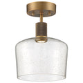 Port Nine Chardonnay Outdoor (Damp) Semi-Flush Mount Ceiling Light by Access