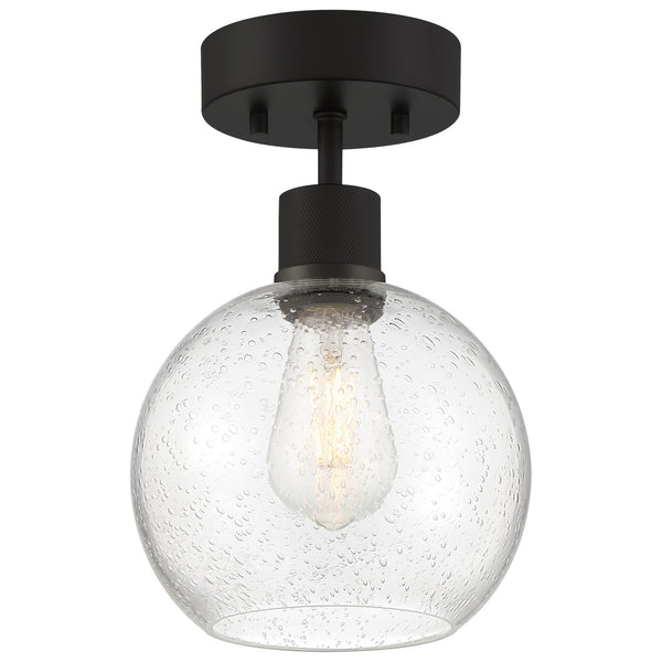 Port Nine Burgundy Outdoor (Damp) Semi Flush Mount Ceiling Light by Access