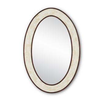 Andar Oval Mirror Mirror by Currey and Company