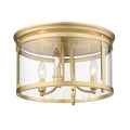 Payton Outdoor (Damp) Flush Mount Ceiling Light by Golden