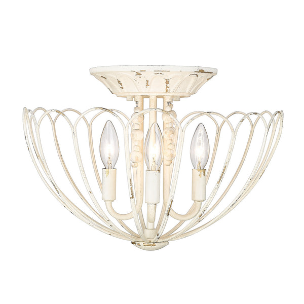 Marguerite Semi-Flush Mount Ceiling Light by Golden