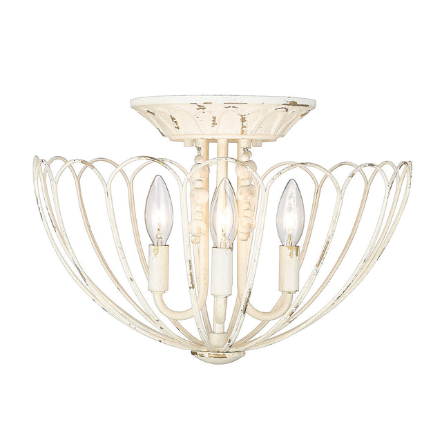 Marguerite Semi-Flush Mount Ceiling Light by Golden