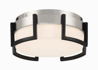 Buy coal-black Bezel Set Outdoor (Damp) Flush Mount Ceiling Light by George Kovacs