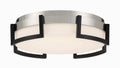 Bezel Set Outdoor (Damp) Flush Mount Ceiling Light by George Kovacs