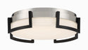 Bezel Set Outdoor (Damp) Flush Mount Ceiling Light by George Kovacs