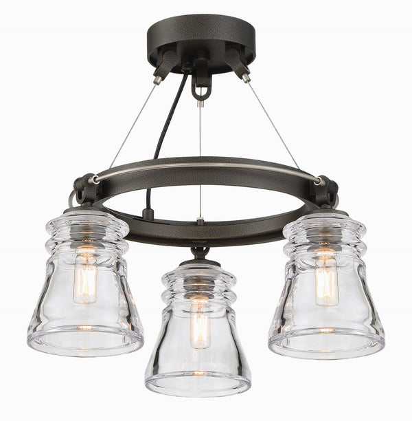 Graham Avenue Outdoor (Damp) Semi Flush Mount Light by Minka-Lavery