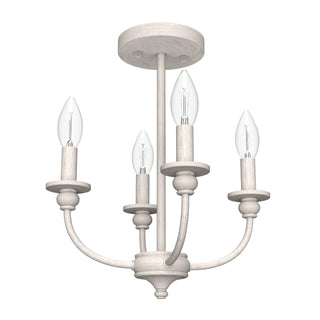 Buy distressed-white Southcrest Flush Mount Ceiling Light by Hunter