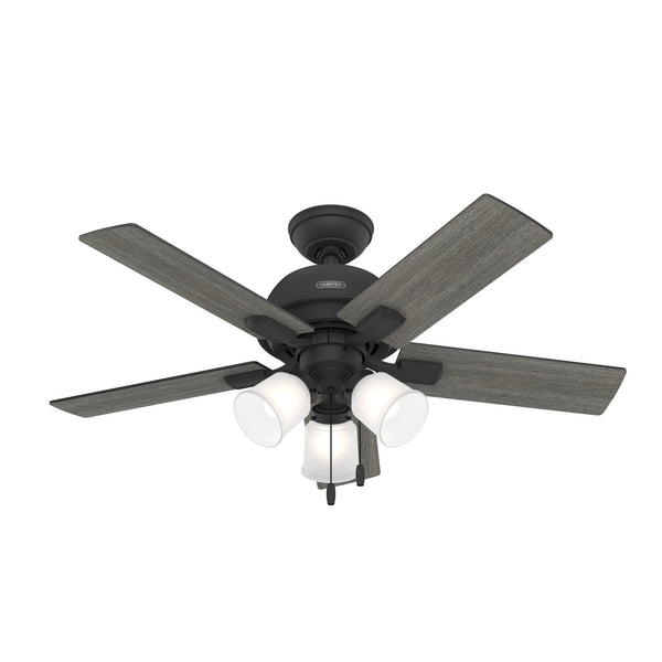 Crystal Peak Ceiling Fan with Light by Hunter