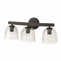 Capital Lighting - 147631CK-536 - Three Light Vanity - Clive - Carbon Grey and Black Iron from Lighting & Bulbs Unlimited in Charlotte, NC