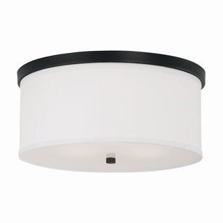 Buy matte-black Midtown Outdoor (Damp) Flush Mount Ceiling Light by Capital Lighting
