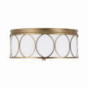 Capital Lighting - 225131AD-683 - Three Light Flush Mount - Rylann - Aged Brass from Lighting & Bulbs Unlimited in Charlotte, NC