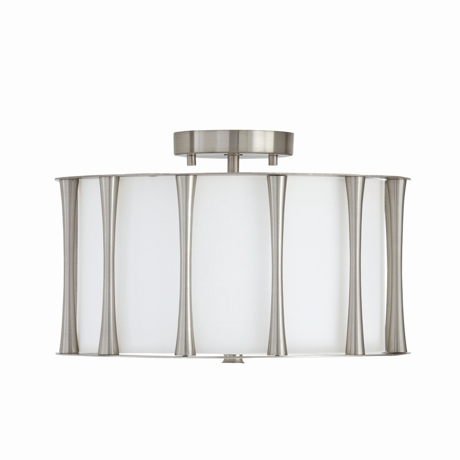 Capital Lighting - 244631BN - Three Light Semi-Flush Mount - Bodie - Brushed Nickel from Lighting & Bulbs Unlimited in Charlotte, NC