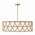 Capital Lighting - 347242MA - Four Light Pendant - Tulum - Matte Brass from Lighting & Bulbs Unlimited in Charlotte, NC
