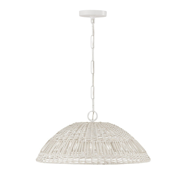 Capital Lighting - 347511HH - One Light Pendant - Naomi - Chalk White from Lighting & Bulbs Unlimited in Charlotte, NC