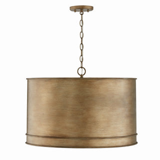 Buy mystic-luster-and-amber-brown-shade Nole Pendant by Capital Lighting