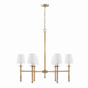 Capital Lighting - 447261MA-705 - Six Light Chandelier - Tulum - Matte Brass from Lighting & Bulbs Unlimited in Charlotte, NC