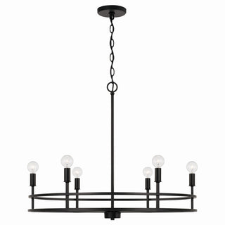Buy matte-black Fuller Chandelier by Capital Lighting