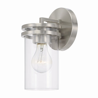Buy brushed-nickel Fuller Outdoor (Damp) Sconce by Capital Lighting