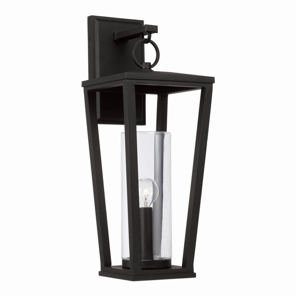 Capital Lighting - 948112BK - One Light Outdoor Wall Lantern - Elliott - Black from Lighting & Bulbs Unlimited in Charlotte, NC