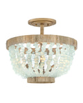 Dune Semi-Flush Mount Ceiling Light by Fredrick Ramond