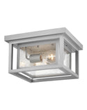 Republic Outdoor (Damp) Flush Mount Ceiling Light by Hinkley