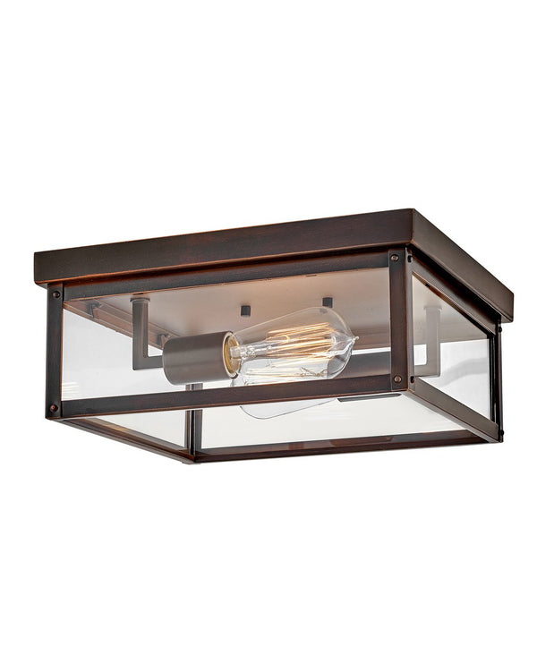 Beckham Outdoor (Damp) Flush Mount Ceiling Light by Hinkley