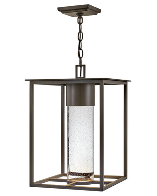Buy oil-rubbed-bronze-with-clear-seedy-glass-and-clear-seedy-shade Coen Outdoor (Wet) Hanging Lanterns by Hinkley