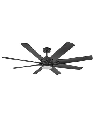 Buy matte-black-finish-with-matte-black-blades Concur Outdoor (Wet) Ceiling Fan with Light by Hinkley