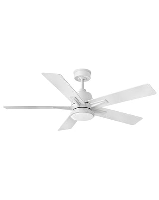 Buy matte-white-finish-with-matte-white-blades Alta Outdoor (Wet) Ceiling Fan with Light by Hinkley