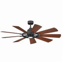 Gentry Outdoor (Damp) Ceiling Fan with Light by Kichler