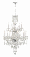 Traditional Crystal Outdoor (Damp) Chandelier by Crystorama