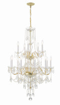 Traditional Crystal Outdoor (Damp) Chandelier by Crystorama