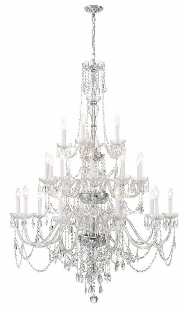 Traditional Crystal Outdoor (Damp) Chandelier by Crystorama