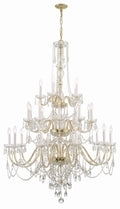 Traditional Crystal Outdoor (Damp) Chandelier by Crystorama