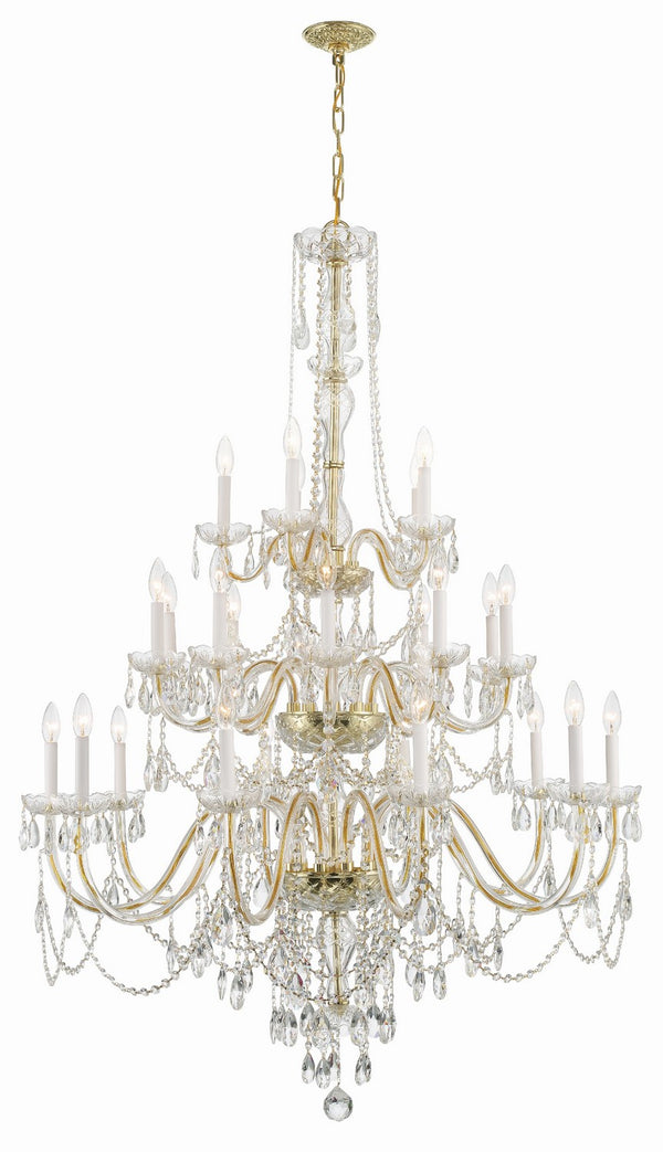 Traditional Crystal Outdoor (Damp) Chandelier by Crystorama