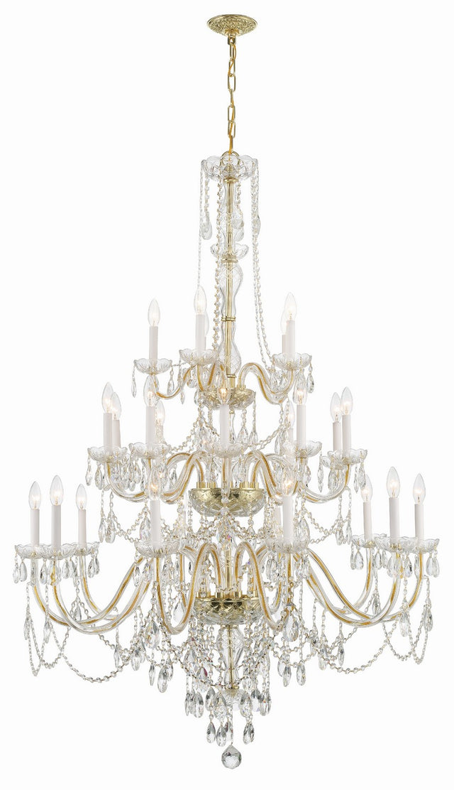 Traditional Crystal Outdoor (Damp) Chandelier by Crystorama