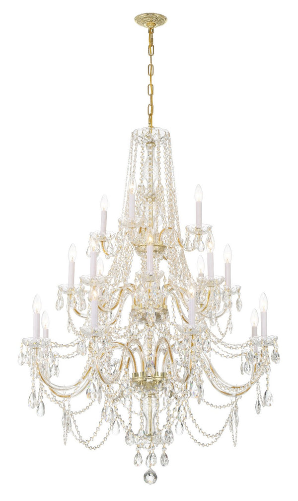 Traditional Crystal Outdoor (Damp) Chandelier by Crystorama