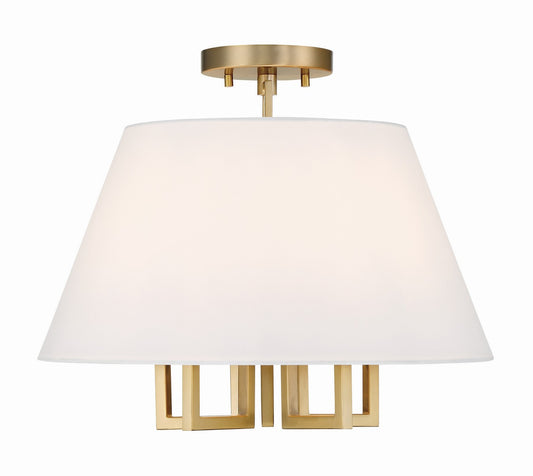 Westwood Flush Mount Ceiling Light by Crystorama
