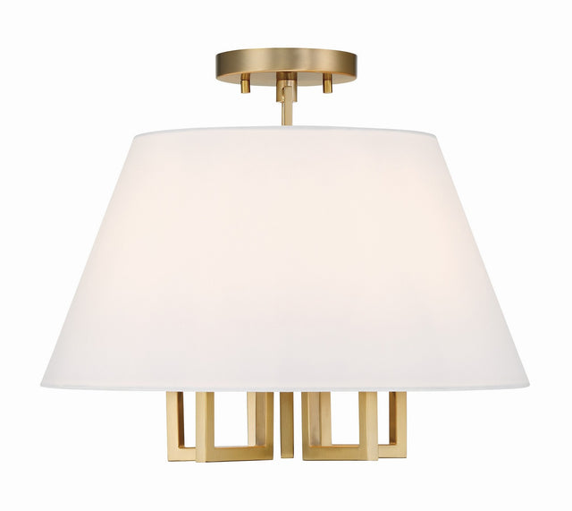 Westwood Flush Mount Ceiling Light by Crystorama