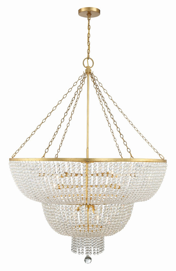 Rylee Outdoor (Damp) Chandelier by Crystorama