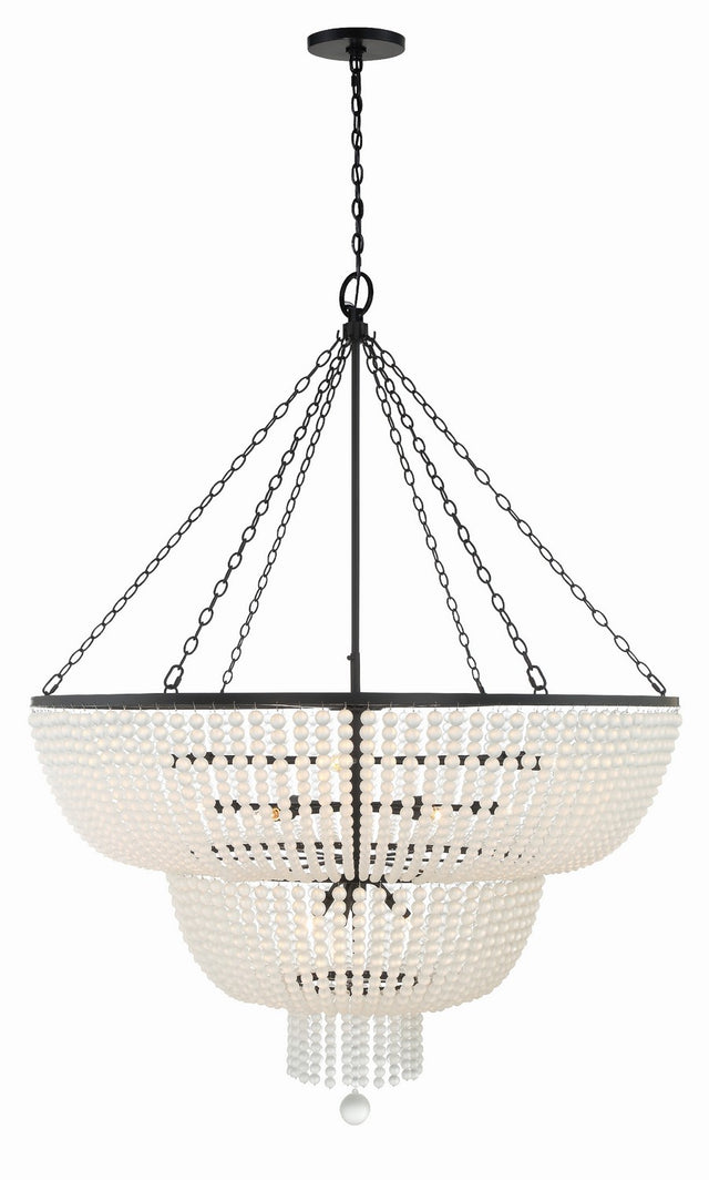 Rylee Outdoor (Damp) Chandelier by Crystorama