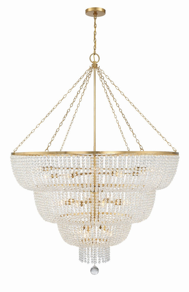 Rylee Outdoor (Damp) Chandelier by Crystorama