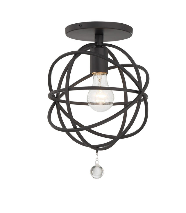 Solaris Outdoor (Damp) Semi-Flush Mount Ceiling Light by Crystorama