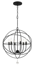 Solaris Outdoor (Damp) Chandelier by Crystorama