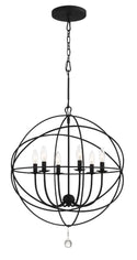 Solaris Outdoor (Damp) Chandelier by Crystorama