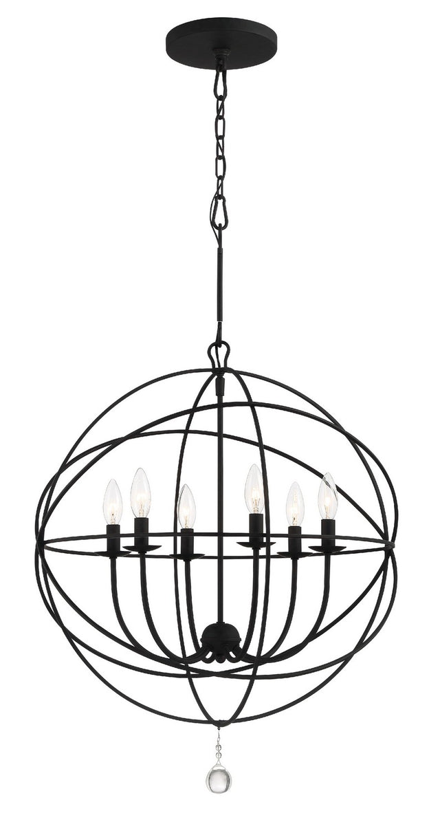 Solaris Outdoor (Damp) Chandelier by Crystorama