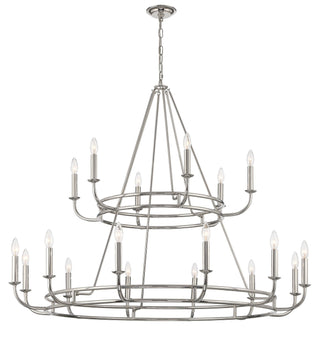 Buy polished-nickel Bailey Chandelier by Crystorama