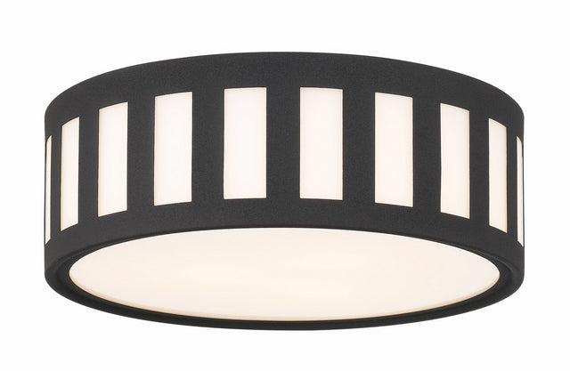 Kendal Outdoor (Damp) Flush Mount Ceiling Light by Crystorama