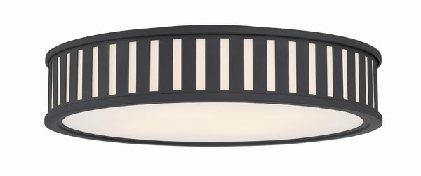 Kendal Outdoor (Damp) Flush Mount Ceiling Light by Crystorama