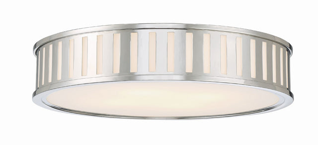 Kendal Outdoor (Damp) Flush Mount Ceiling Light by Crystorama